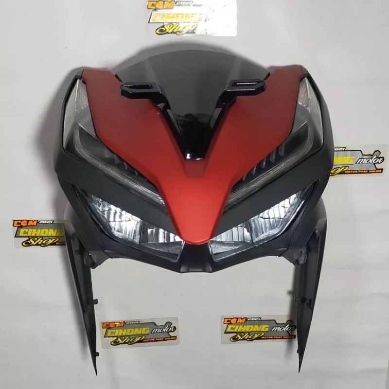Body full body depan tengah Honda Vario new 125 150 2018 2021  sporty black red