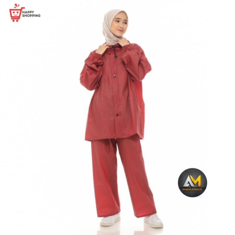 JAS HUJAN RAINCOAT, ANTI REMBES Pria Wanita BY AKULA ORIGINAL THE BEST QUALITY