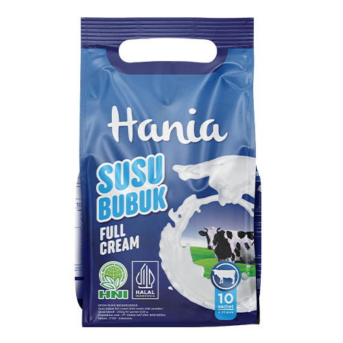 

Susu Sapi Murni Bubuk Full Cream Hania HNI