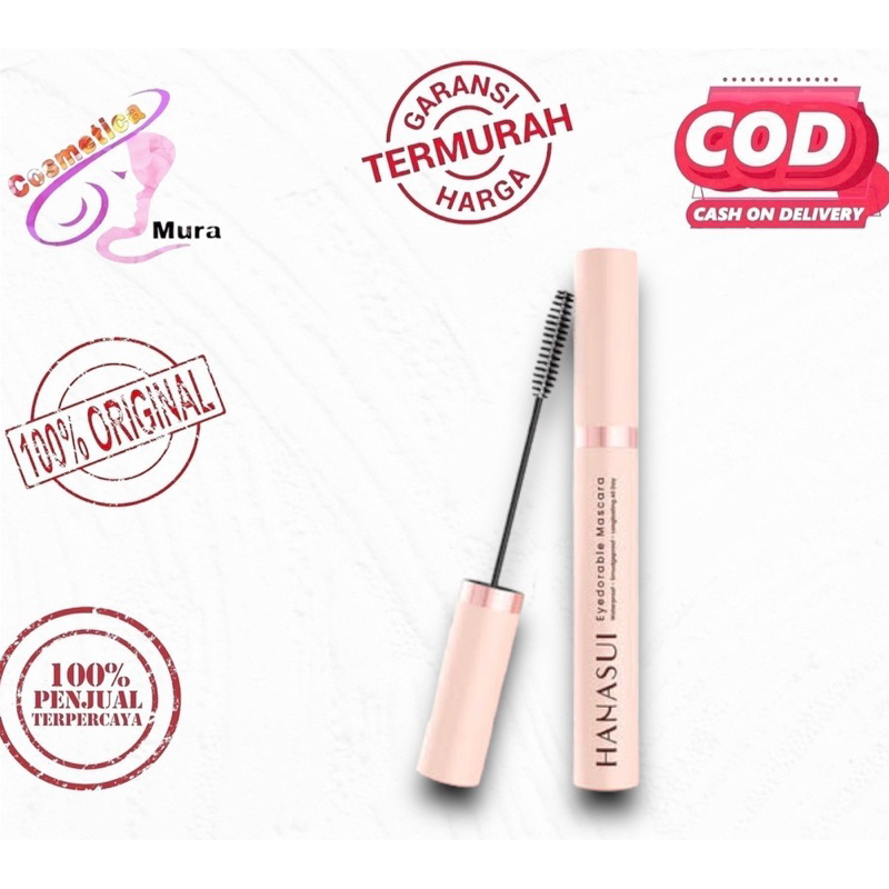 [ mascara ] hanasui eyedorable mascara || maskara hanasui terbaru waterproof and lomglasting