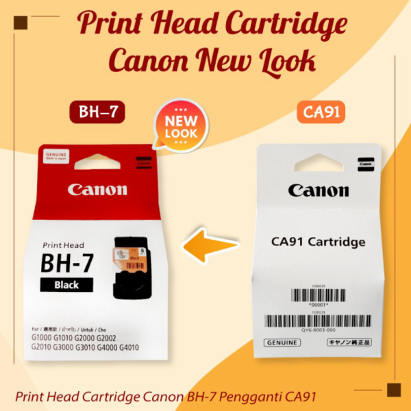 Head Cartridge BLACK CA91 Ori - Printer Canon G1000 G1010 G2000 G2010