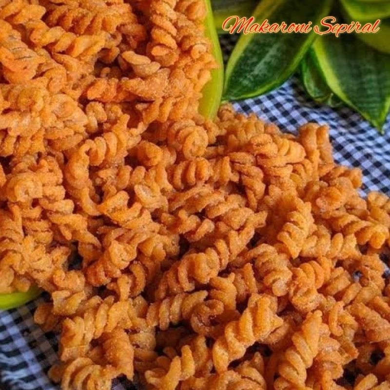 

MAKARONI SEPIRAL 500 GRAM RASA PEDAS MAKARONI ULIR BALADO