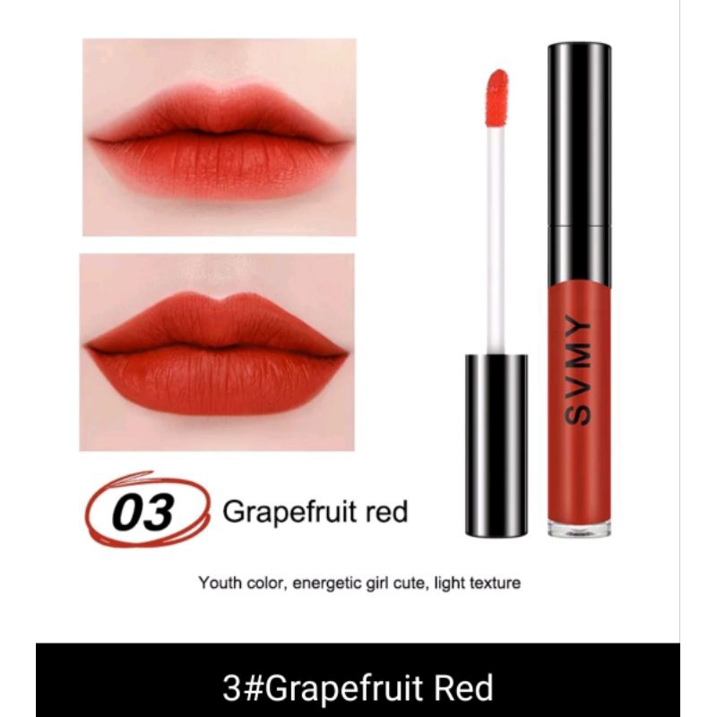 [COD]LIPSTIK SVMY LIP GLAZE LIQUID WATERPROOF TAHAN LAMA