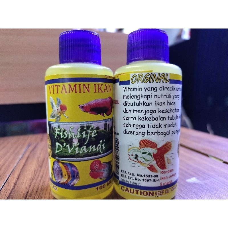 Vitamin ikan obat ikan hias | vivian obat ikan hias| vitamin pertumbuhan ikan hias