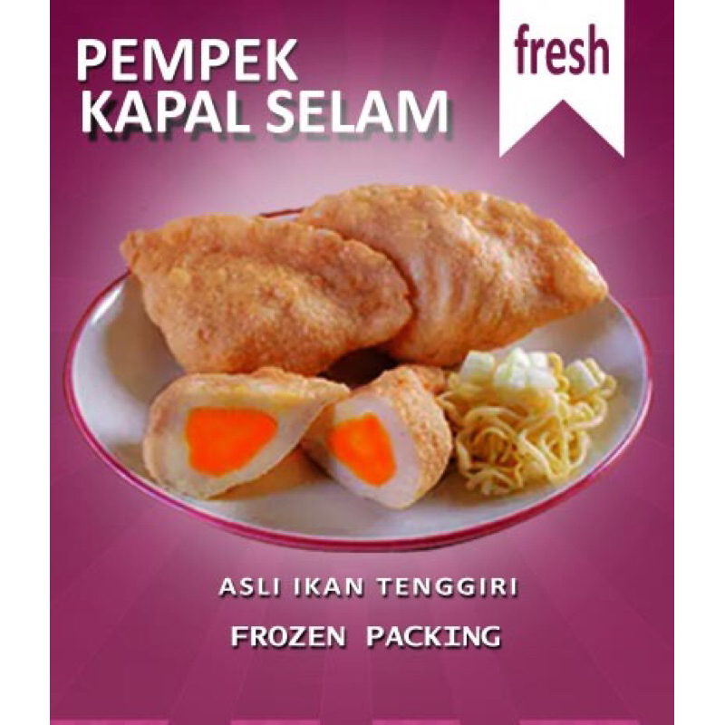 

Pempek kapal selam telur Omega