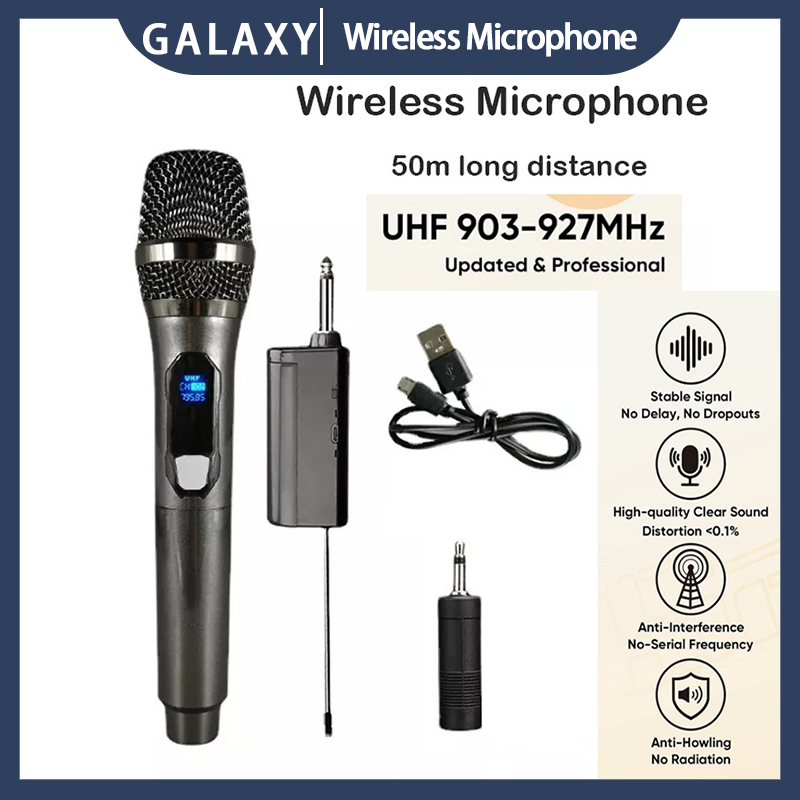 SHURE SU601/SU602 Mikrofon Mic Karoke Kabel Suara Bagus Mikrofon Nirkabel Isi Ulang Mikrofon Genggam