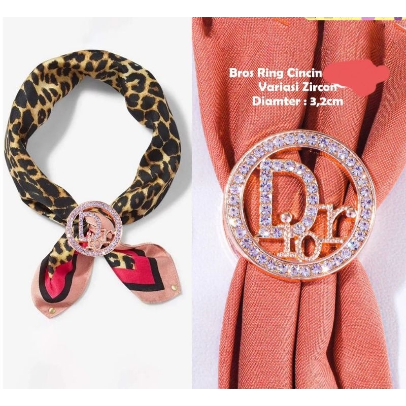 Bros ring kerudung/bros ring jilbab premium