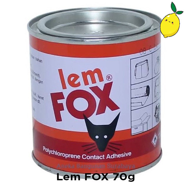 

Lem Fox Kuning Kaleng 70g