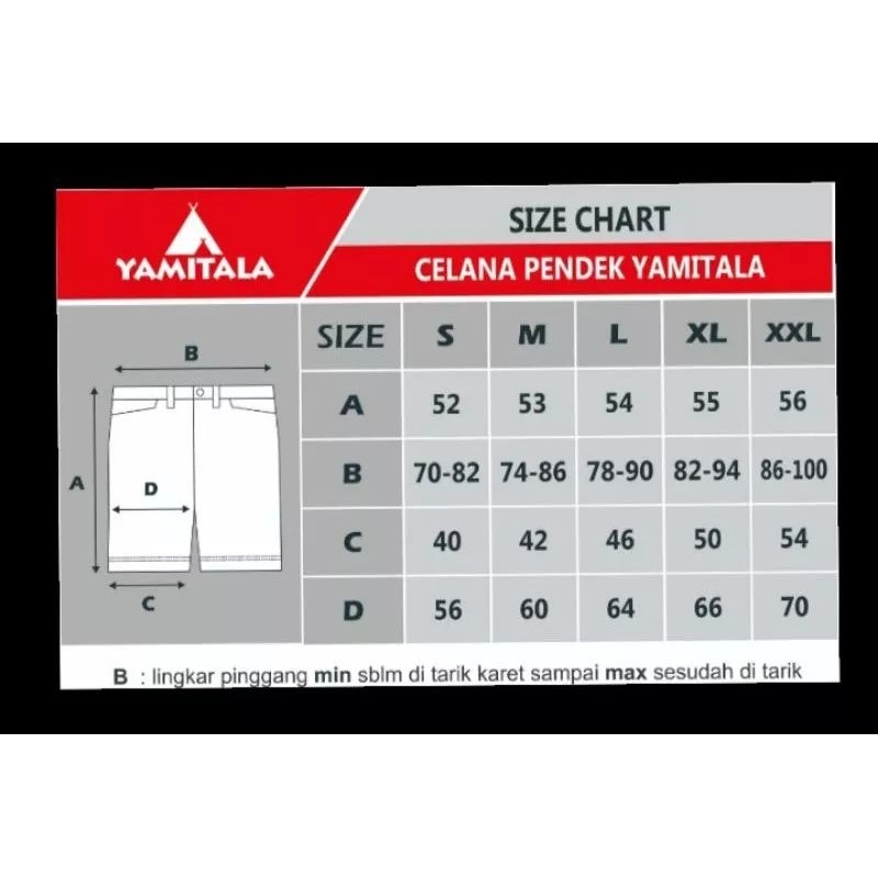 Yamitala Celana Pendek Aro