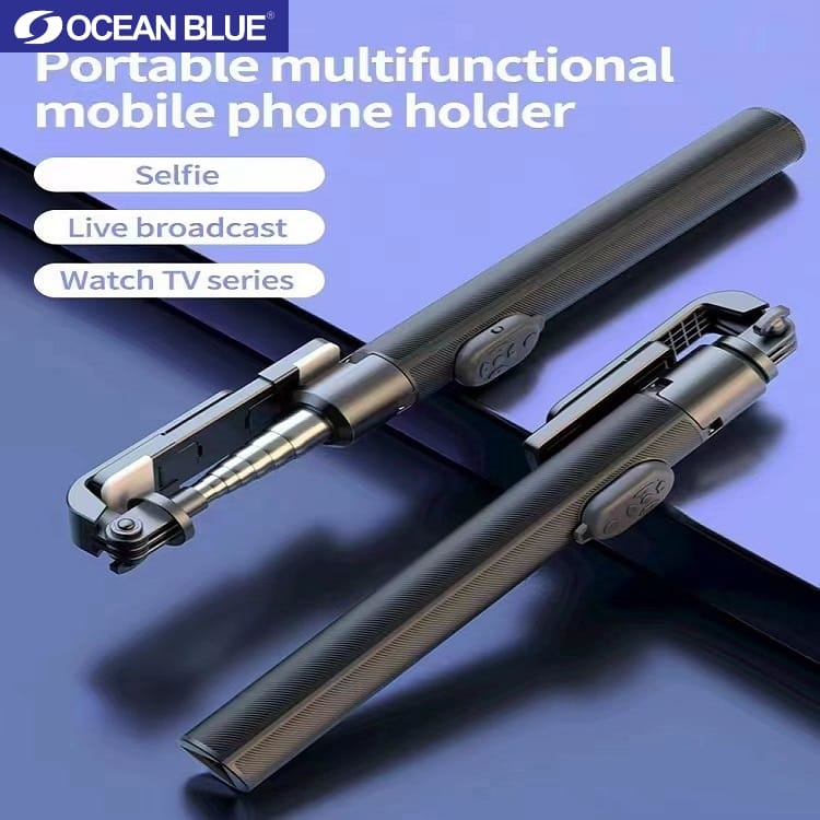 Ocean Blue OCN Y17S 1.7M Tripod Tongsis Lampu Hp Selfie Stick Remote Bluetooth LED Shutter