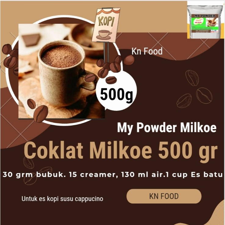 

Bubuk coklat milko My powder 500grm- Bubuk Es Kepal Milo My Powder 500 gram