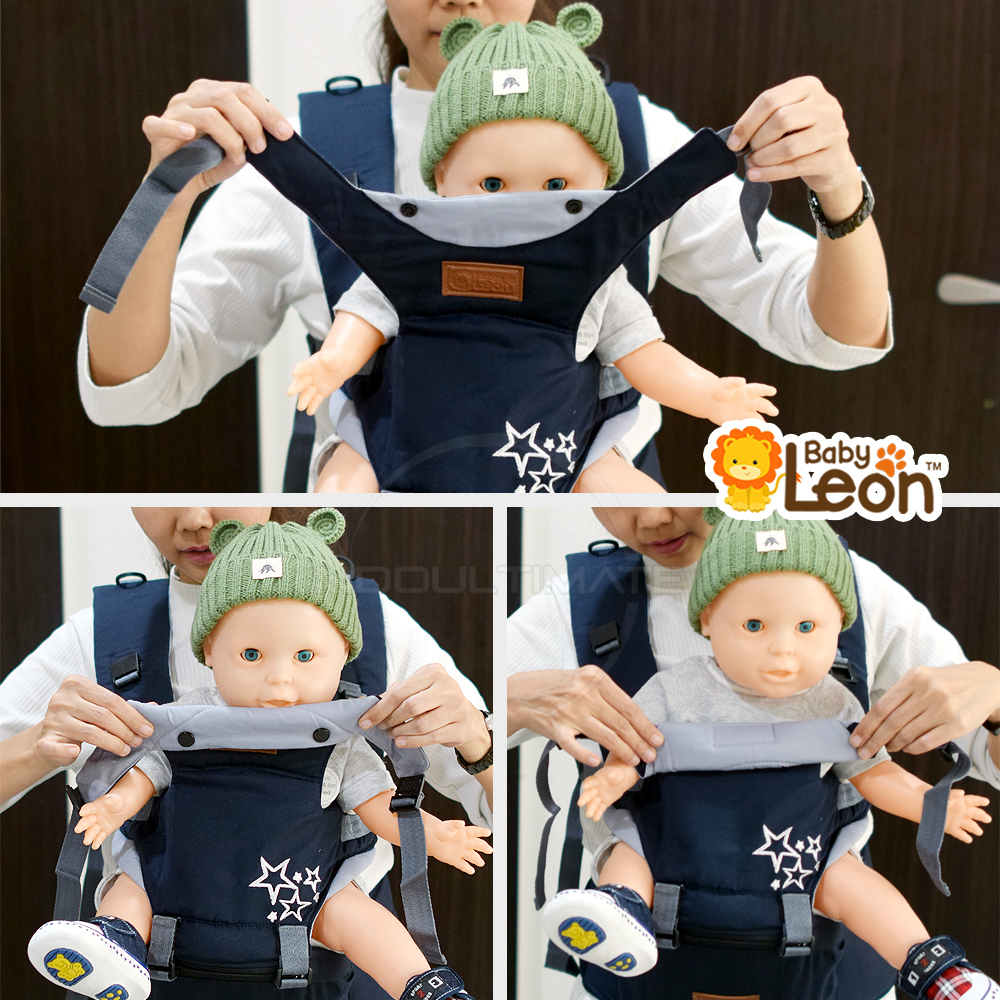 Diskon 7.7 5in1 Way Hipseat Baby Gendongan Bayi Depan BABY LEON Gendongan Anak Depan Multifungsi BY-411 Gendongan Anti Capek Baby Carrier Gendongan Multifungsi Gendongan Samping Gendongan Depan Bayi