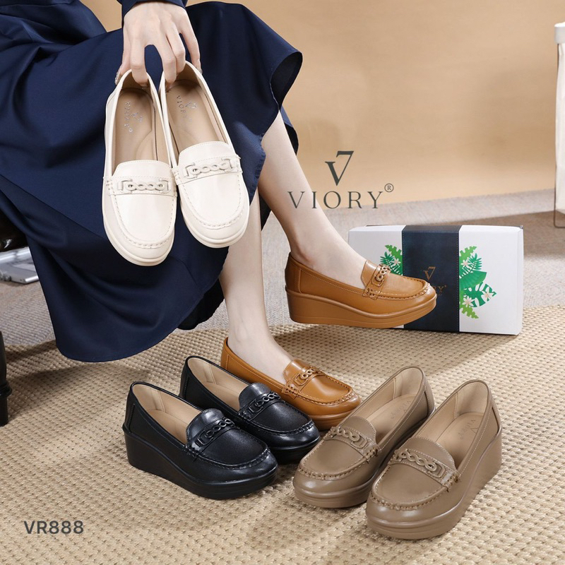 VIORY VR888 WEDGES SHOES SEPATU WANITA