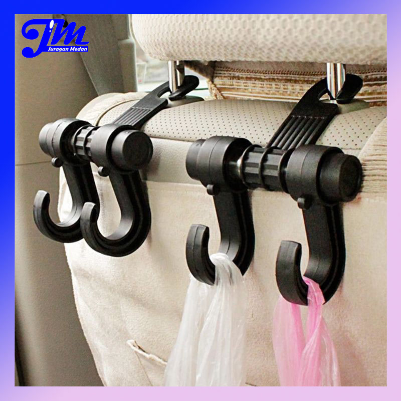 Gantungan Barang Belanja Mobil Multifungsi Pengait Cantolan Belakang Jok Mobil Hook Hanger Serbaguna