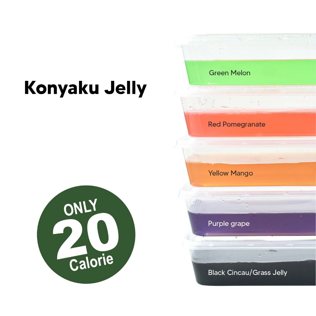 Unsweetened Diet Konyaku Jelly With Flavours / Agar - Agar Konyaku