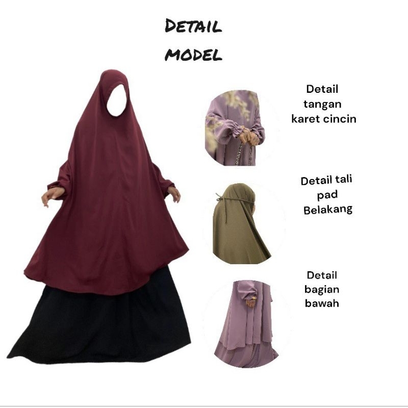 BIG SALE KHIMAR TANGAN SET KHIMAR TANGAN SET SIRWAL AKHWAT KHIMAR LENGAN