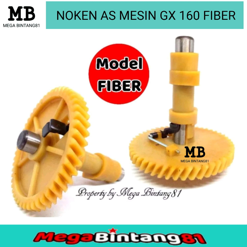 Noken As Campshaft GX160 NYLON Gear campshaft GX160 GX200 NYLON