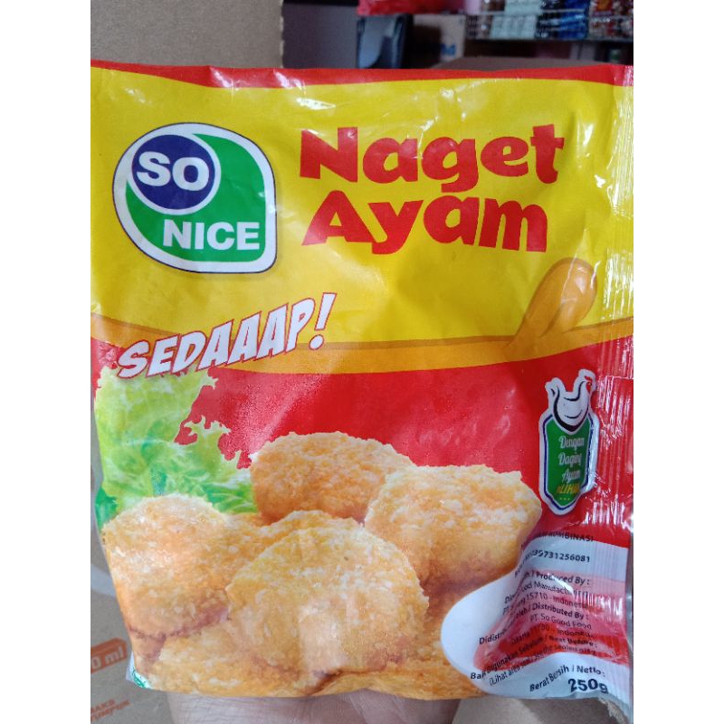 

so nice naget ayam 250gr