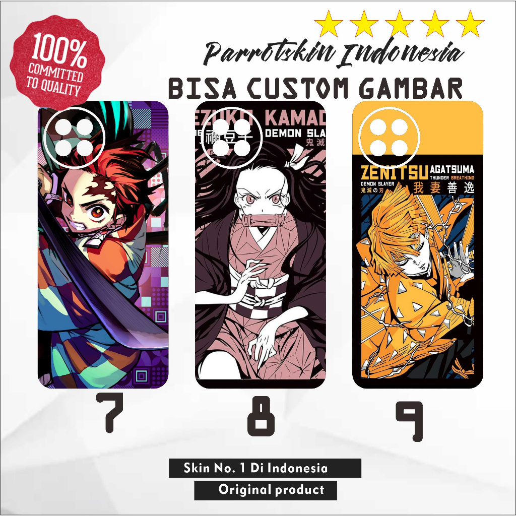 Garskin Skin Itel S23 back case Anime bisa custom