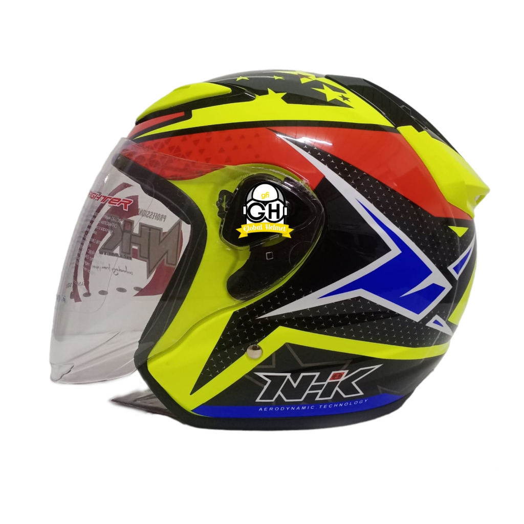 HELM NHK R6 STARLITE YELLOW FLO NHK R-6 MOTIF YELLOW FLO