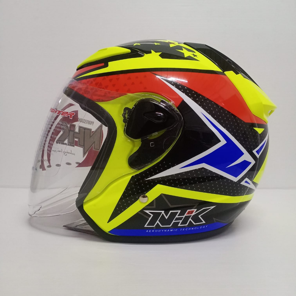 HELM NHK R6 STARLITE YELLOW FLO NHK R-6 MOTIF YELLOW FLO