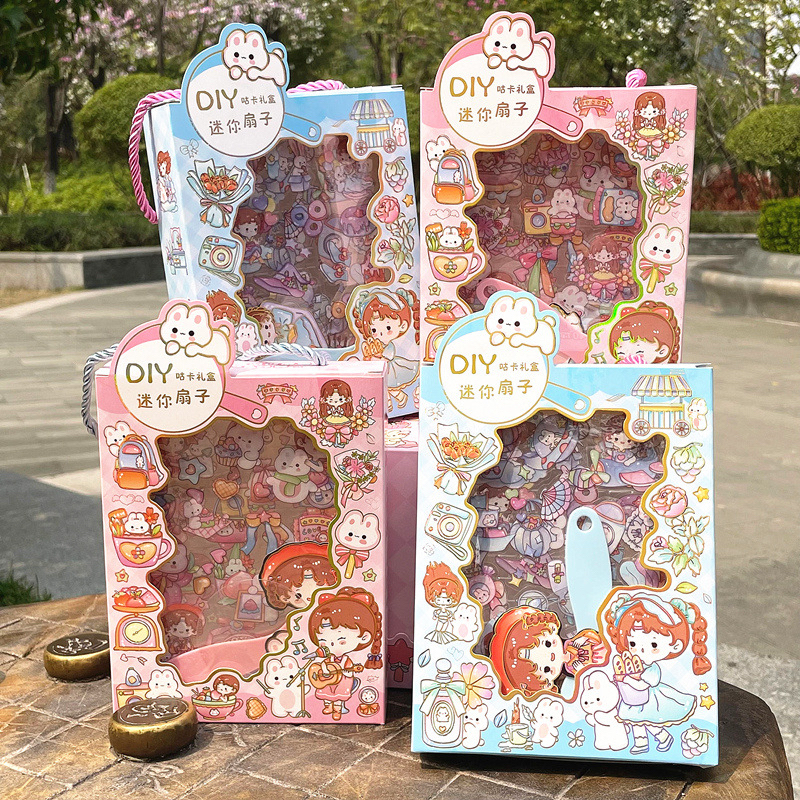 

Stiker Kartun Lucu Bentuk kipas / ￼1 stiker korea lucu / stiker anak Stiker Motif Kartun Korea Lucu Anti Air Dekorasi kipas DIY