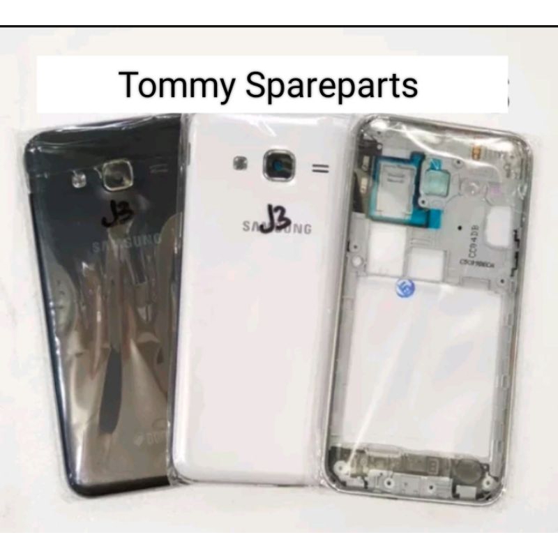 CASING HOUSING KESING FULL SET SAMSUNG GALAXY J3 2016 J320 J320F ORIGINAL