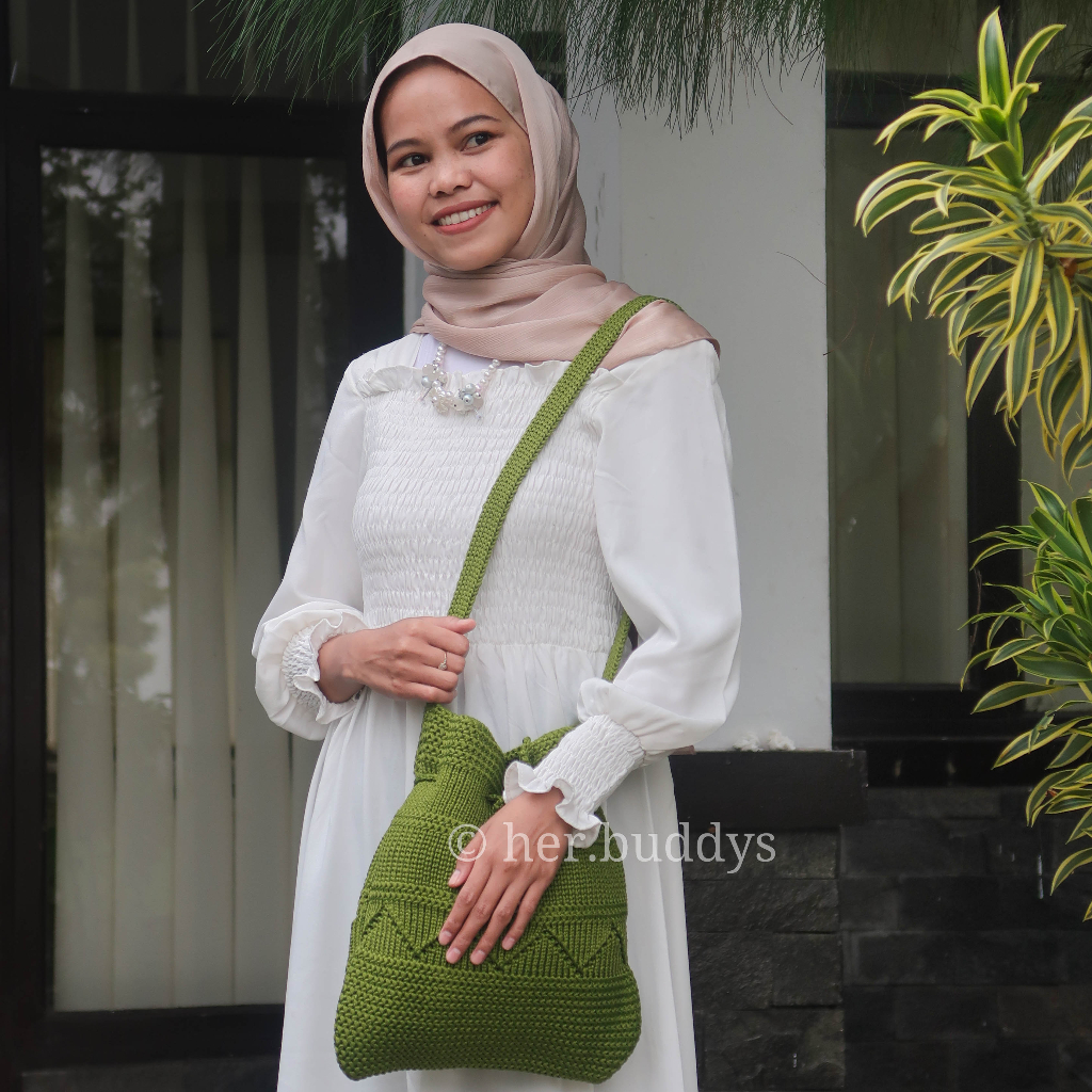 HER BUDDY'S - Blume Knitted Bag | Tas Rajut by Her Buddy's