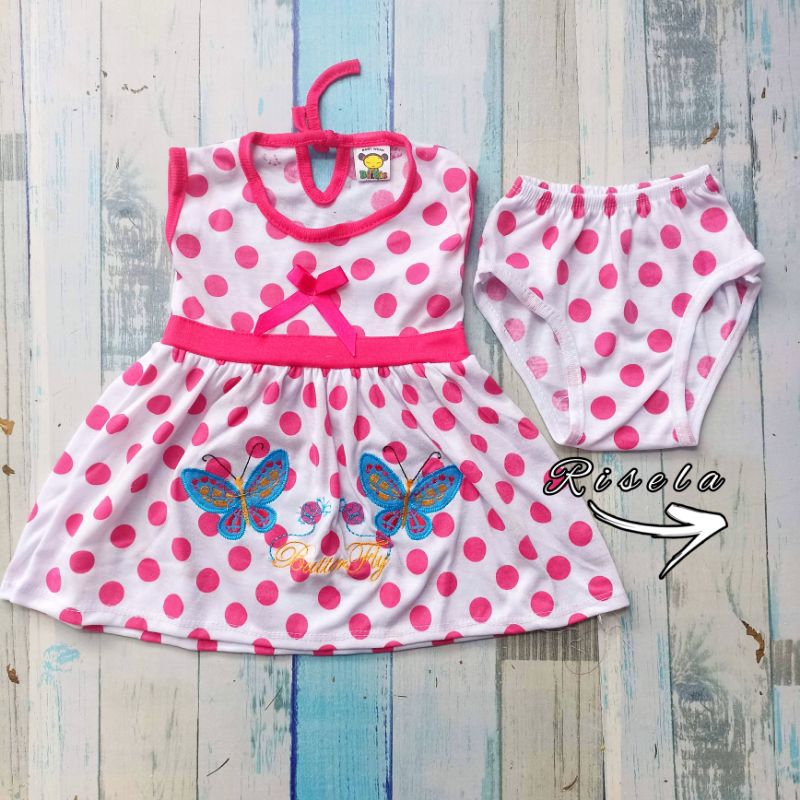 Dress Rok bayi Set 2-24 Bulan