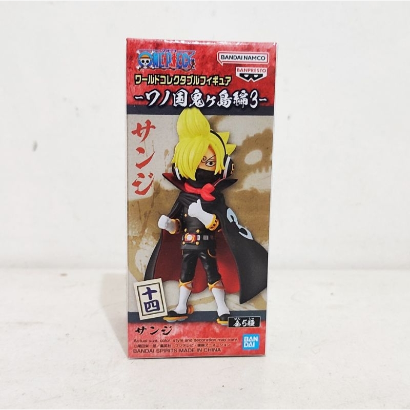 Wcf One Piece Onigashima Vol 3 Sanji Red Suite Germa - Action Figure Anime