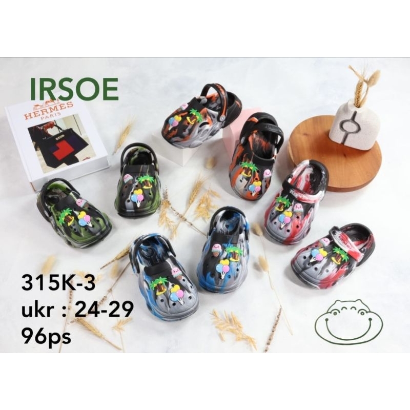 sandal karet baim anak motif baru