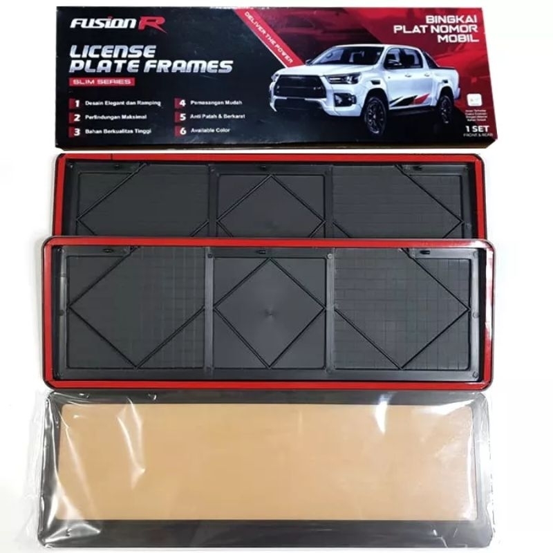 DUDUKAN PLAT MOBIL AKRILIK