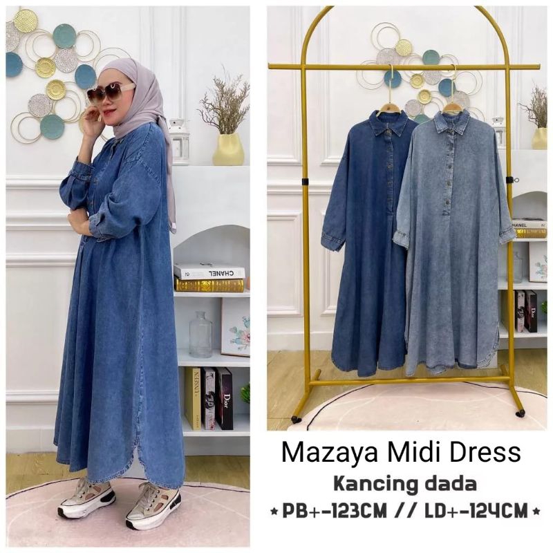 MAZAYA MIDI DRESS SNOW PREMIUM