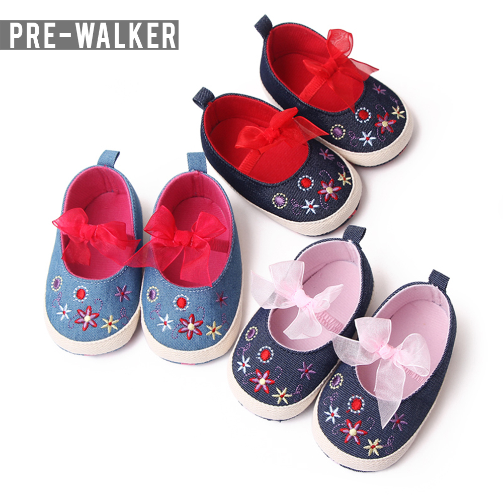 Sepatu Bayi Perempuan Cantik - Sepatu Prewalker Baby Import S1316