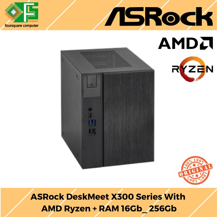 ASRock DeskMeet X300 Series With Processor AMD RYZEN Series 5000
