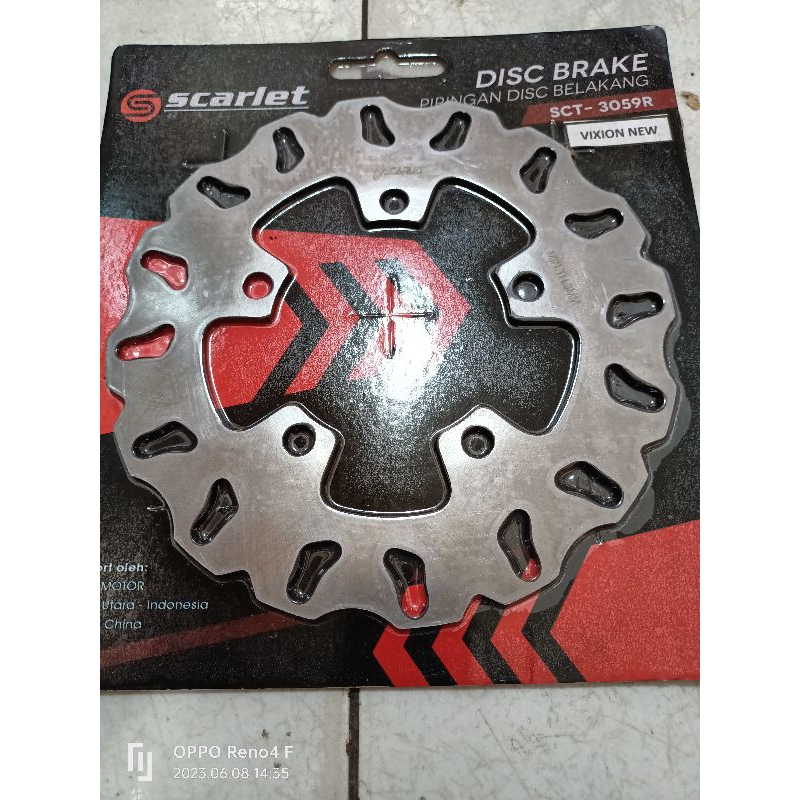 DIST CAKRAM BELAKANG MOTOR YAMAHA VIXON NEW SCARLET RACING