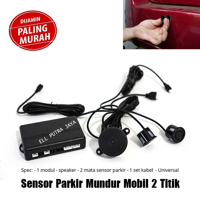 Sensor Parkir Mundur Mobil 2 Titik Parking Sensor 2 Mata