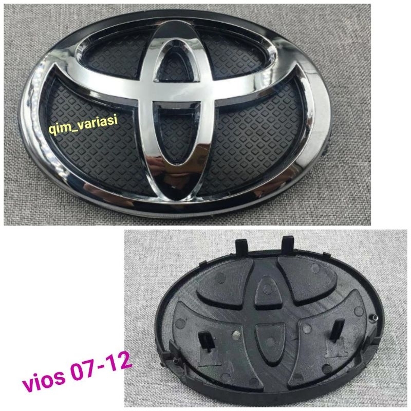 Emblem Logo Toyota Vios Gen2 Gen 2 2007 2008 2009 2010 2011 2012