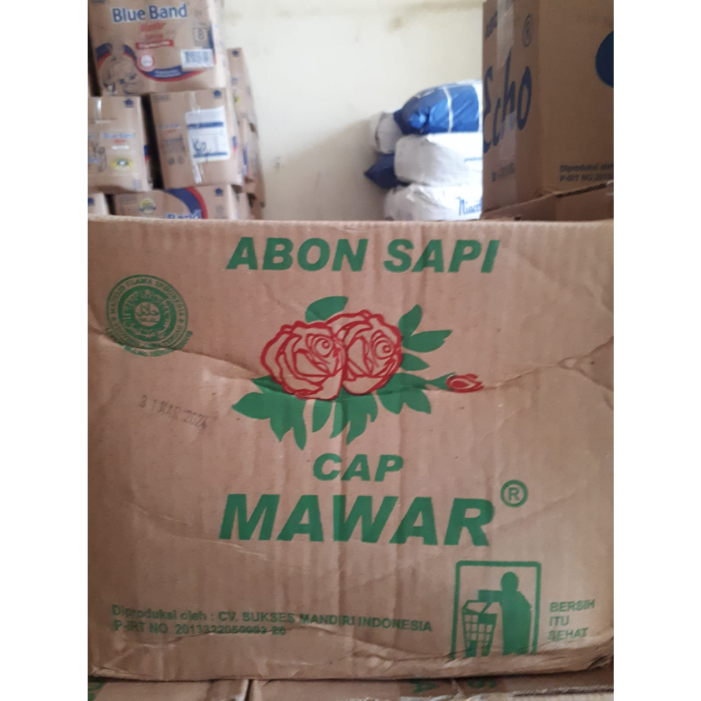 

Abon Sapi Mawar1kgx4pcs/crt