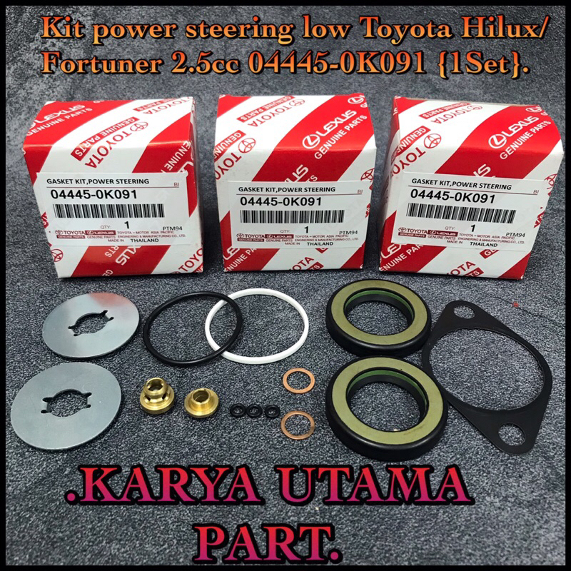 KIT POWER STEERING LOW TOYOTA HILUX 2500CC FORTUNER 04445-0K091