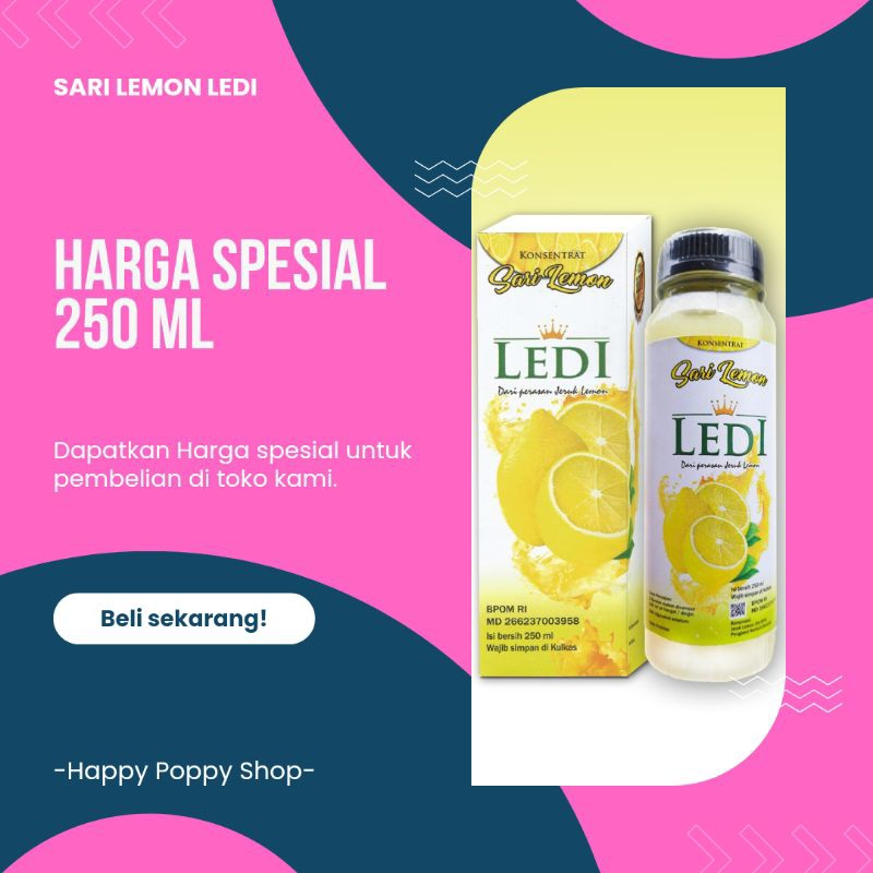 

[READY] LEDI LEMON SARI LEMON 100% PERASAN JERUK LEMON ASLI ORGANIK SEHAT