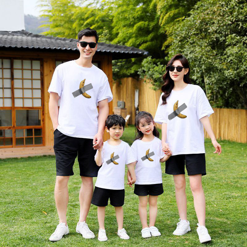 Amspro Baju Kaos Family Kaos Couple Baju Couple Keluarga Kaos Oversized Banana