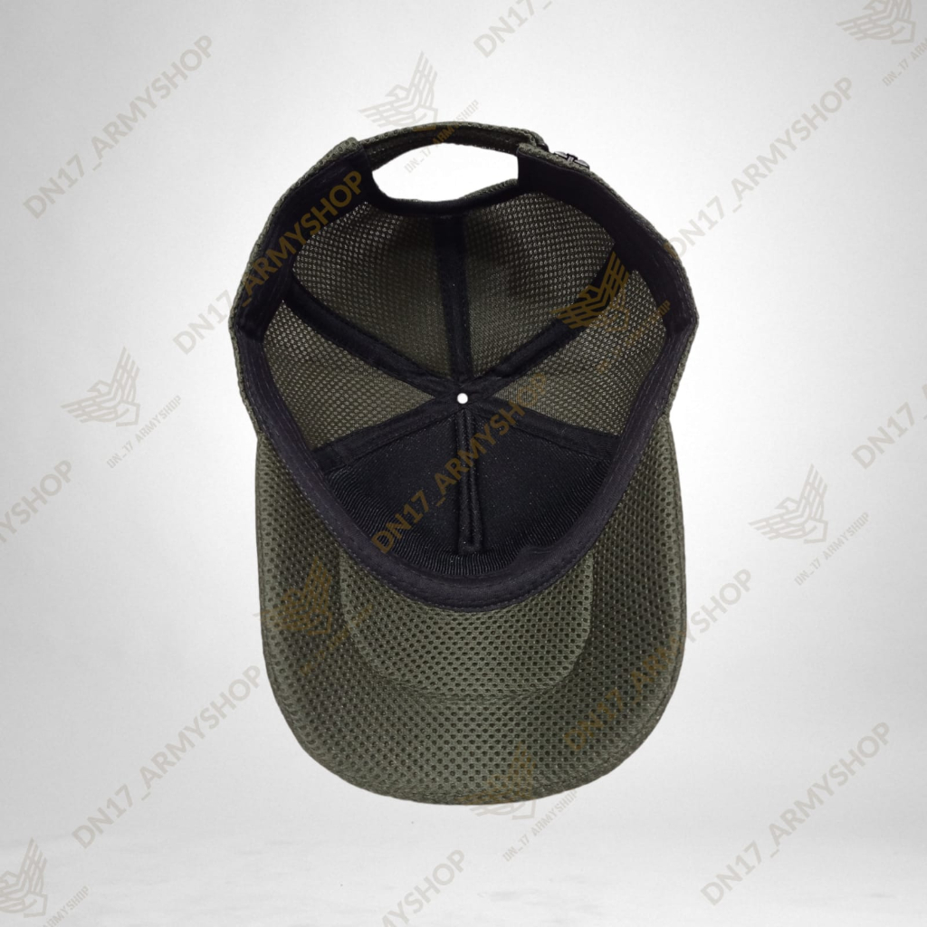 Topi Baseball / Topi Dobelmesh / Topi Pria Wanita Pol PP Hijau Olive Terbaru