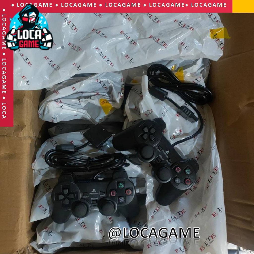 Paket hemat isi 2 stik stick PS2 Playstation 2 MURAH TW HITAM