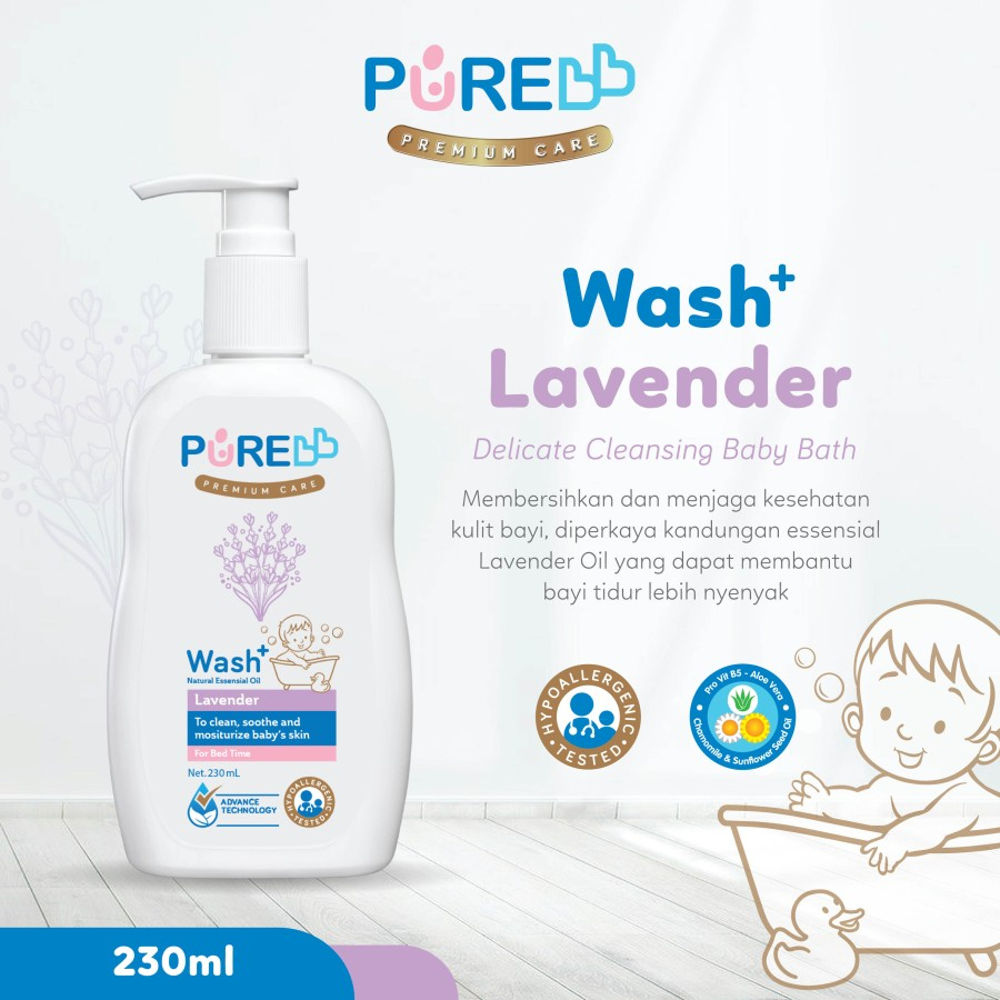 Pure Baby Wash / Sabun Mandi Bayi (Ready Varian Ukuran dan Aroma)