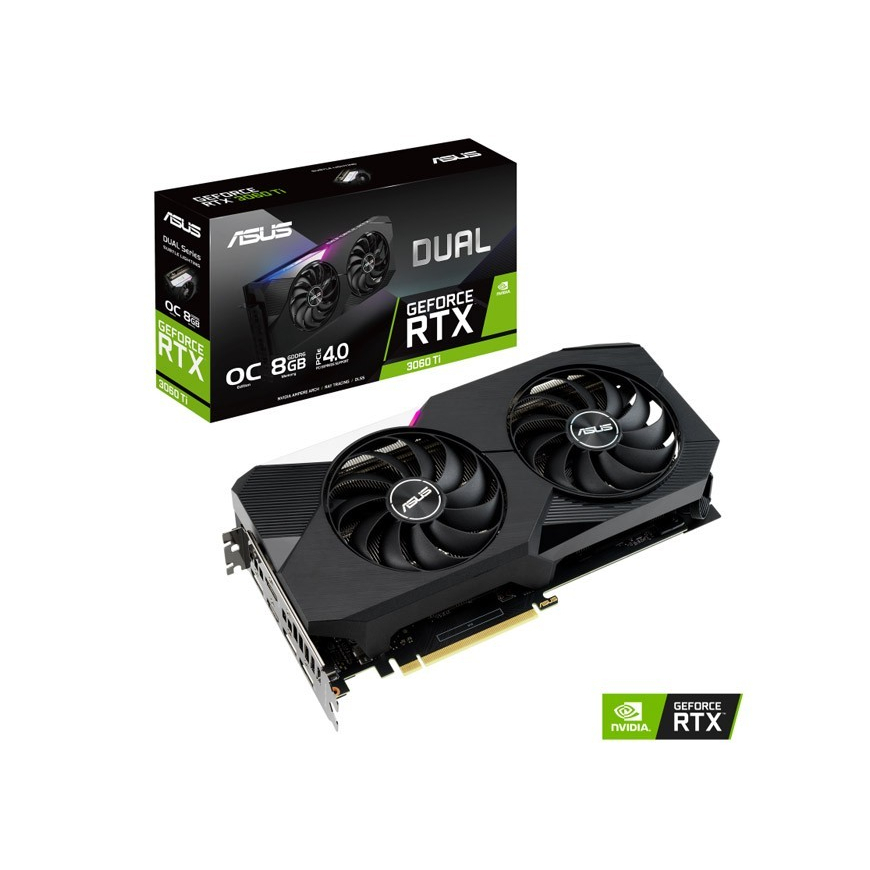 VGA Asus Dual GeForce RTX 3060OC 8GB - DUAL-RTX3060-O8G