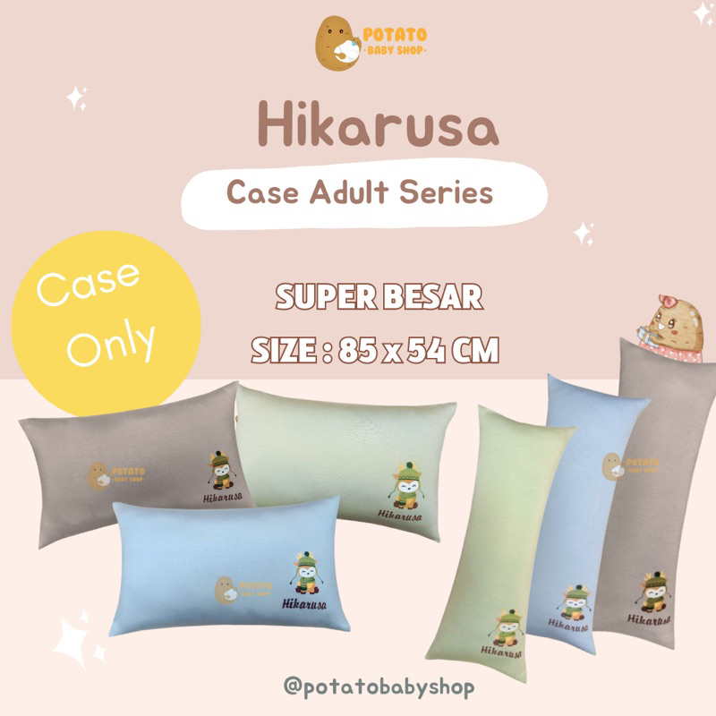 Hikarusa Case Pillow Bolster Adult Series - Sarung Bantal Dan Guling Dewasa