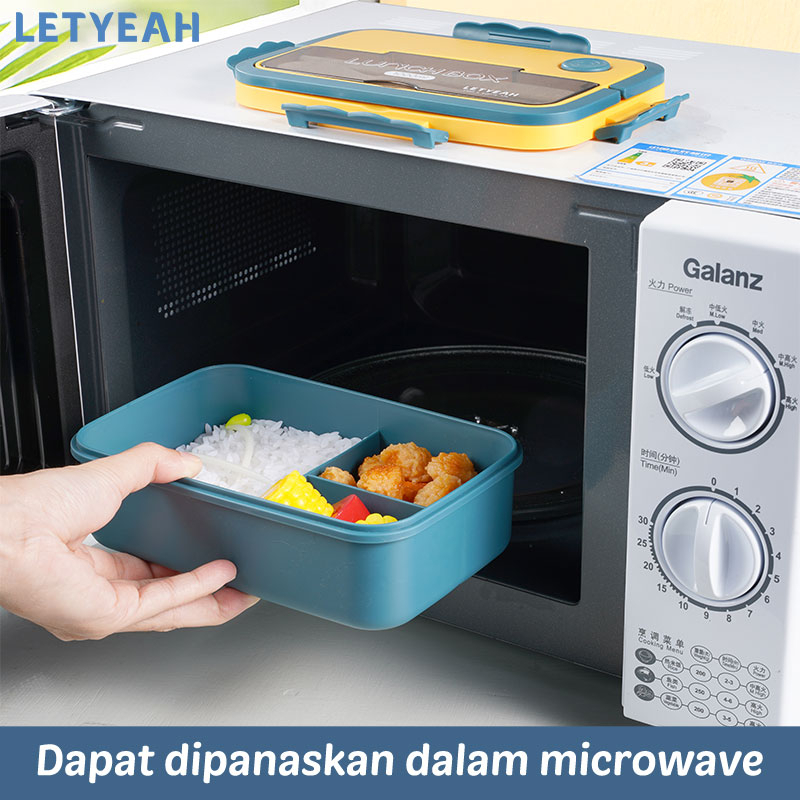 letyeah Kotak makan set /lunch box set cangkir sup tas bekal set/tempat makan bento box anak /BPA free