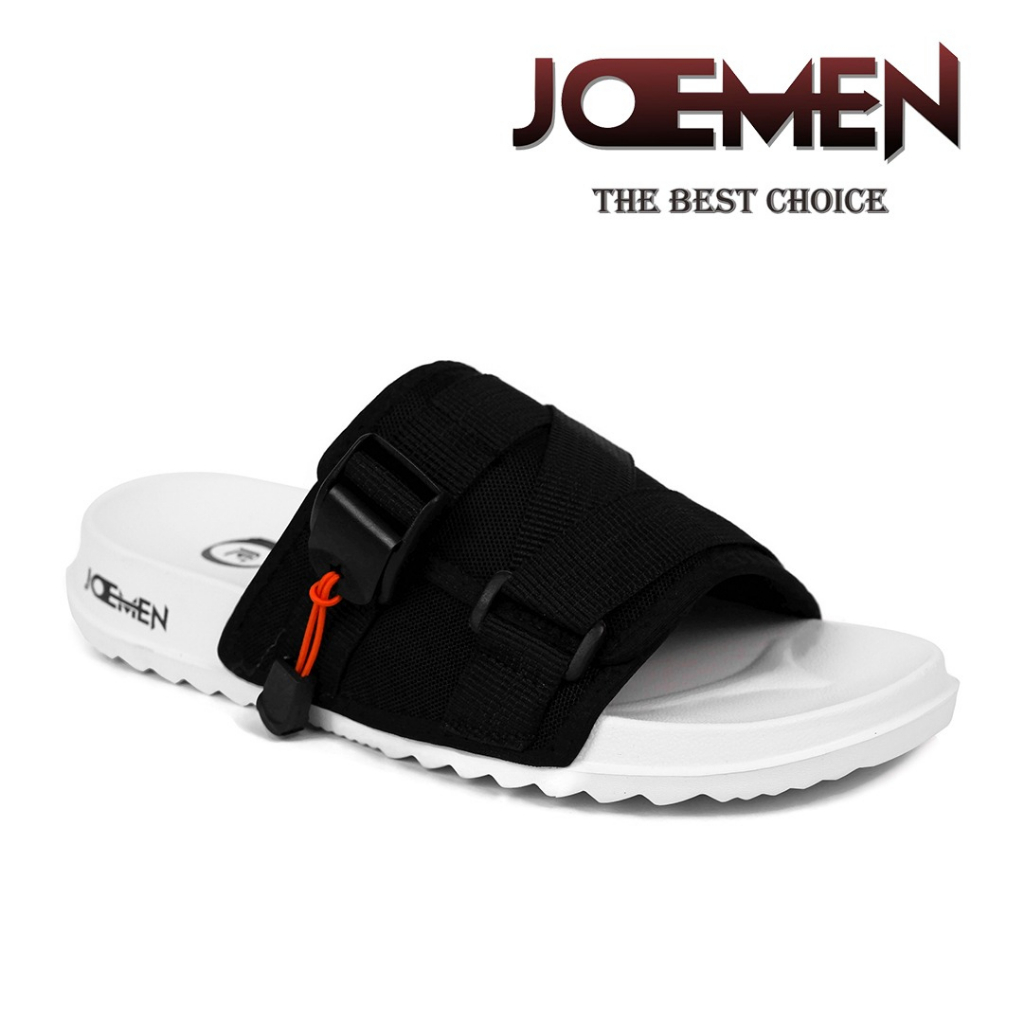 Sandal Pria Slide Joemen S 87 Original 100% Brand Lokal Slip on Sendal Anti Licin Ringan Sandal Cowok Selop Kekinian 2023