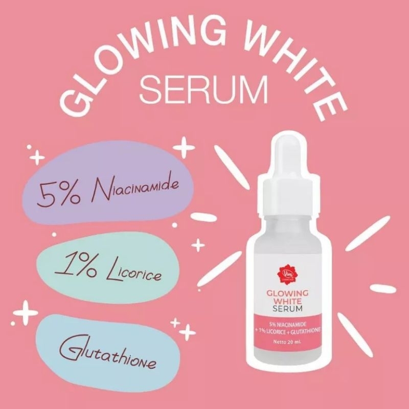 viva glowing white serum triple brightening booster